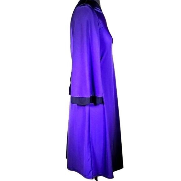 Kokoon Purple Ombre One Shoulder Dress Sz XS - Picture 3 of 7